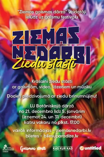 Pastaiga "Ziemas nedarbi. Ziedu stāsti"
