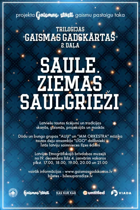 SAULE. ZIEMAS SAULGRIEŽI — gaismu pastaigu taka