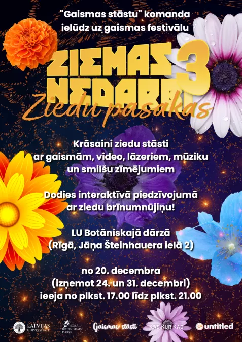 Pastaiga "Ziemas nedarbi 3. Ziedu stāsti"
