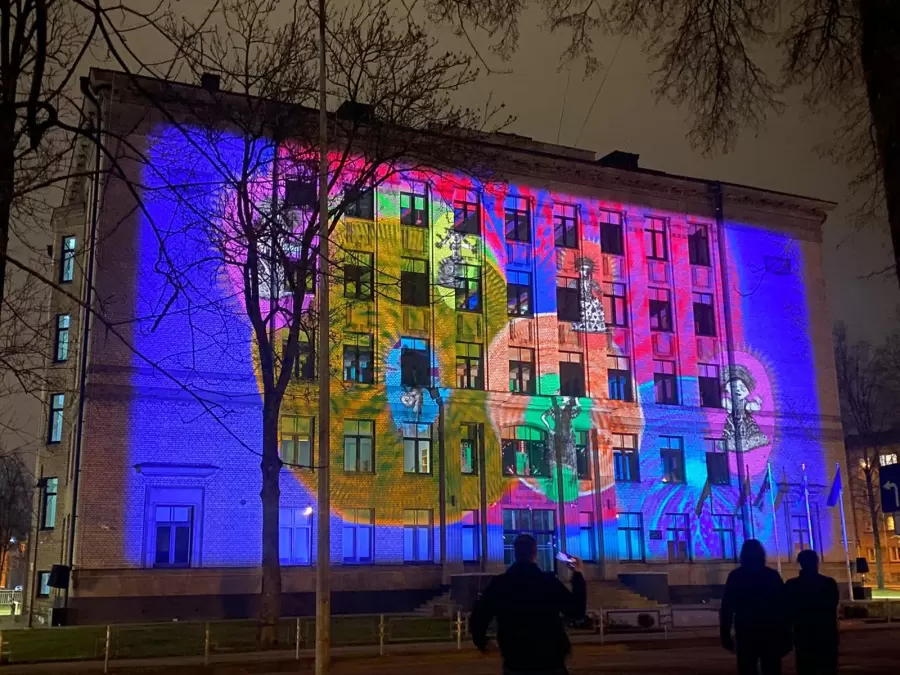 Multimediāla brīvdabas fantāzija un gaismas pastaiga “Sapnis Rēzeknē”