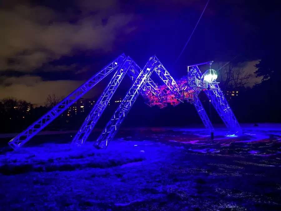 Pastaiga "Ziemas gaismas dārzs"